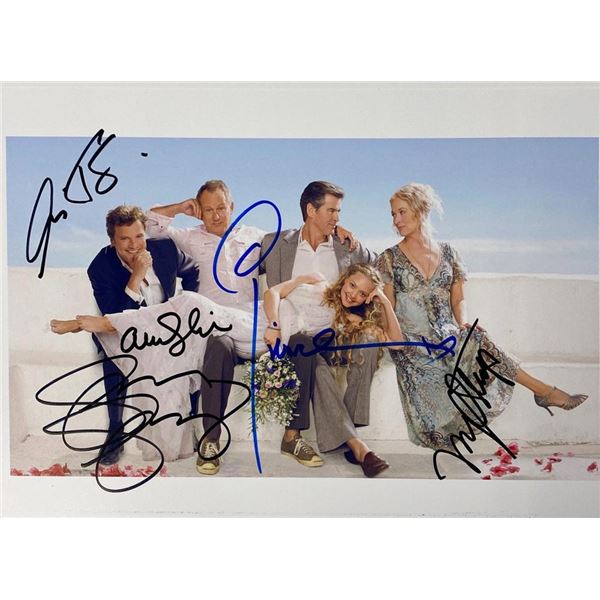 Mamma Mia! cast facsimile signed  movie photo