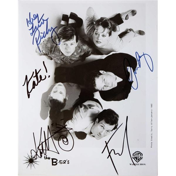 B-52's facsimile signed photo