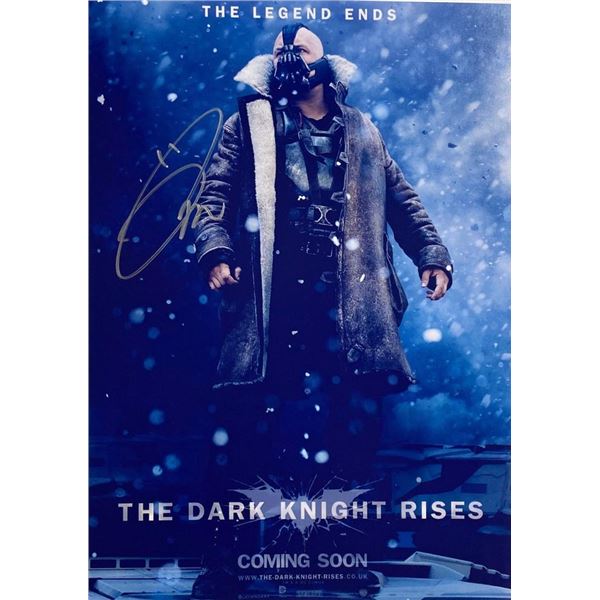 The Dark Knight Rises Tom Hardy facsimile signed  movie photo