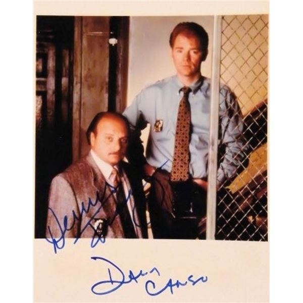 Dennis Franz and David Caruso facsimile signed promo photo