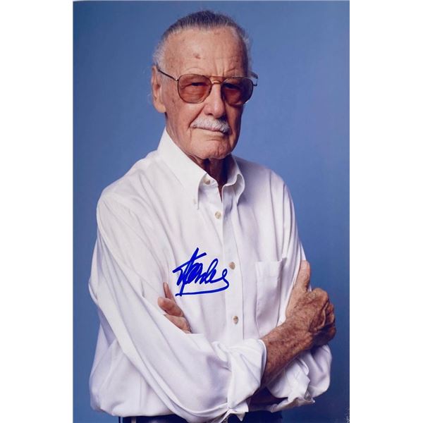 Stan Lee facsimile signed  photo