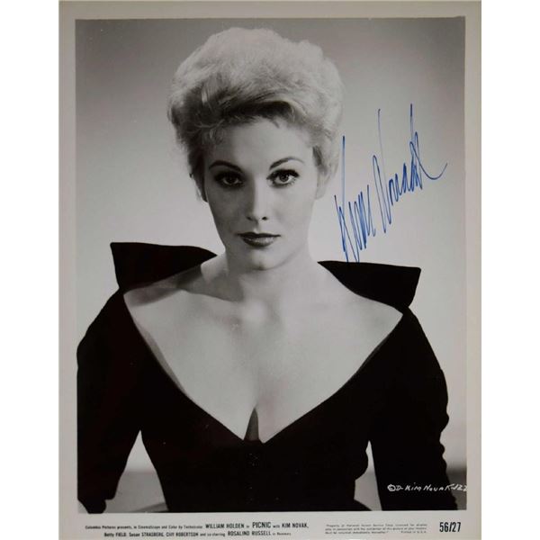Kim Novak facsimile signed portrait photo