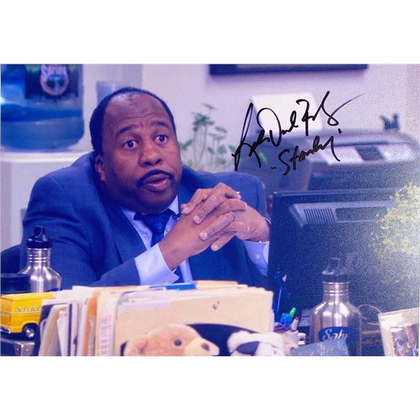 The Office Leslie David Baker facsimile signed  photo