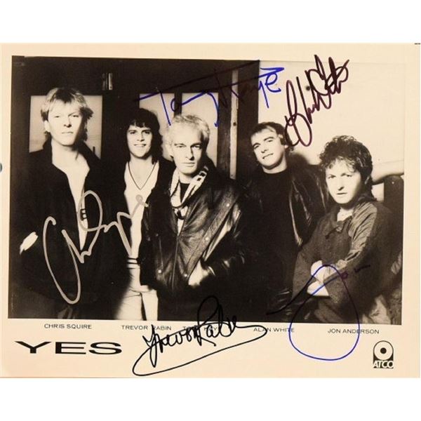 Yes facsimile signed promo photo