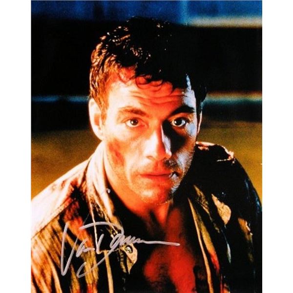 Jean-Claude Van Damme signed movie photo