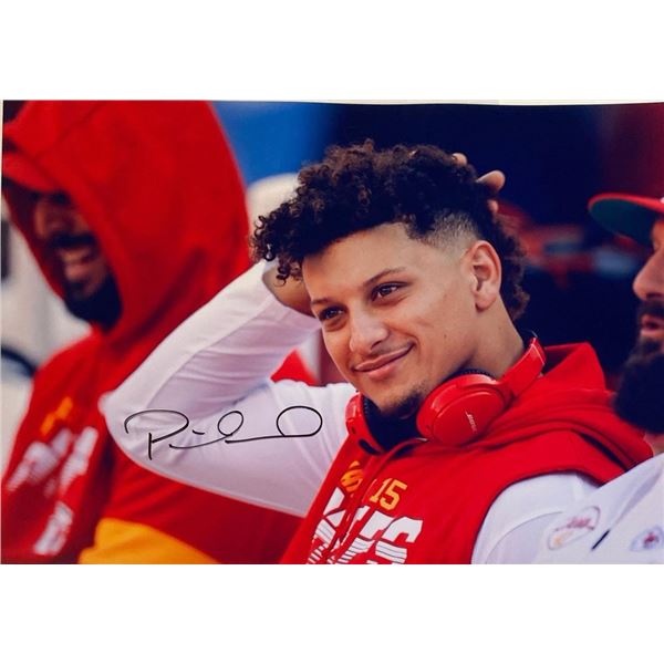 Kansas City Chiefs Patrick Mahomes II facsimile signed photo