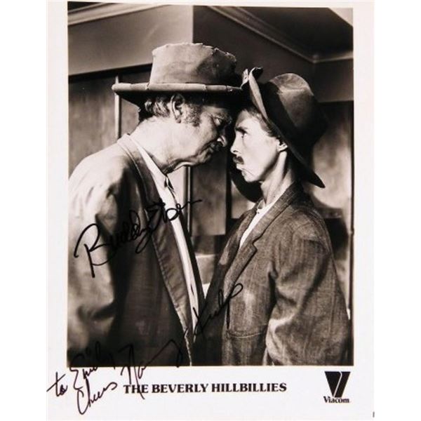 Buddy Ebsen and Nancy Kulp facsimile signed promo photo