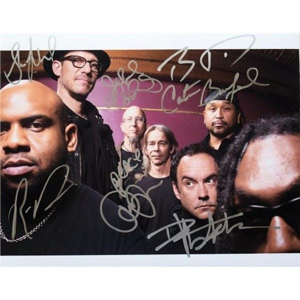 The Dave Matthews Band facsimile signed promo photo