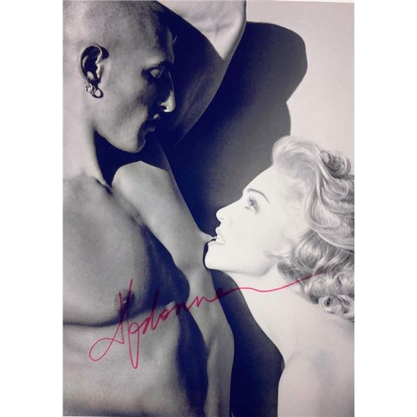 Madonna facsimile signed  photo