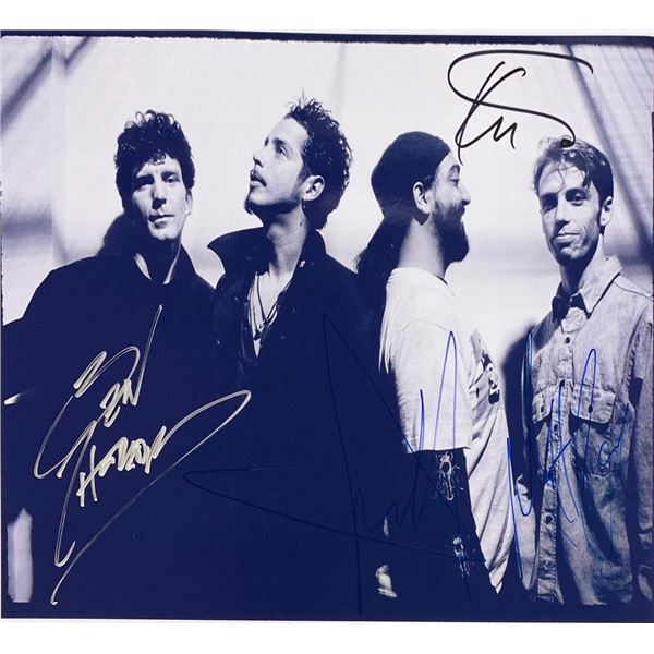 Soundgarden band facsimile signed  photo