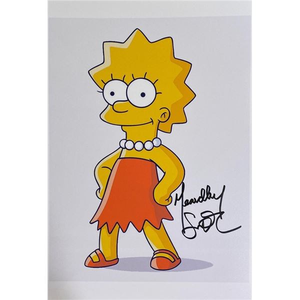 Maggie Simpson Yeardley Smith facsimile signed photo