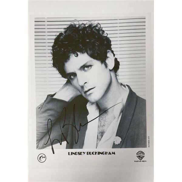 Lindsey Buckingham facsimile signed  photo