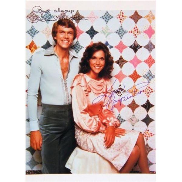 The Carpenters facsimile signed promo photo