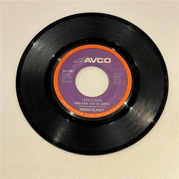 Donnie Elbert Love is Here and Now You're Gone 45 Album