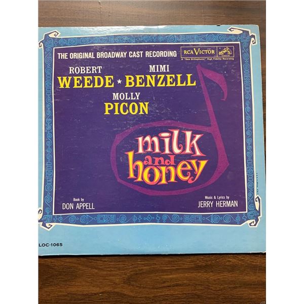 Robert Weede, Mimi Benzell, Molly Picon â€“ Milk And Honey - The Original Broadway