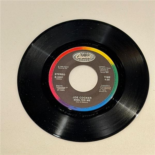 Joe Cocker Shelter Me 45 Album