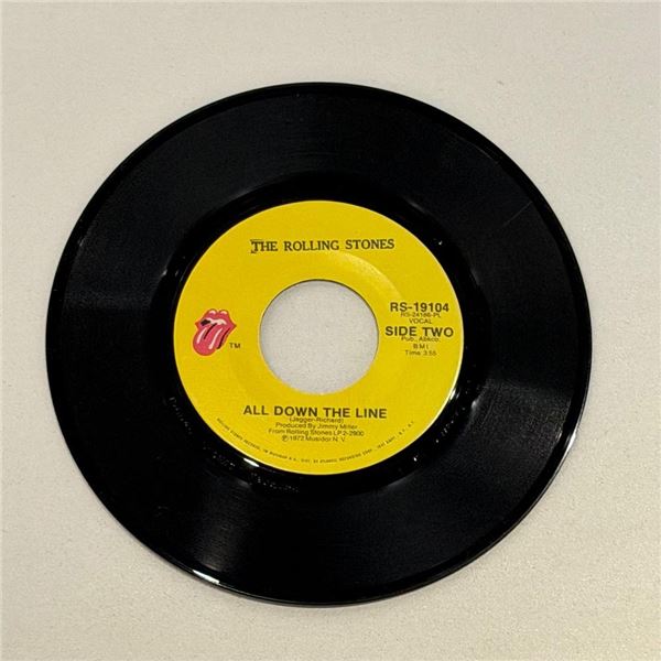 The Rolling Stones All Down the Line 45 Album
