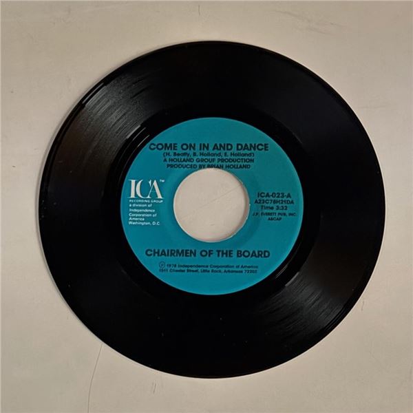 Chairmen of the Board Come on in and Dance 45 Album