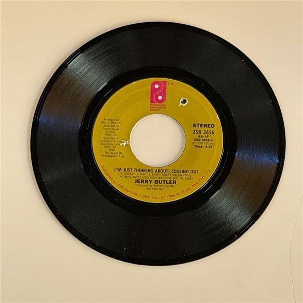Jerry Butler I'm Just Thinking About Cooling Out 45 Album