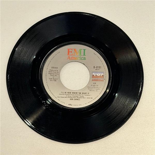 Kim Carnes I'll Be Here Where the Heart Is 45 Album