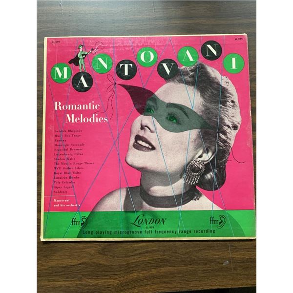 Mantovani And His Orchestra â€Žâ€“ Romantic Melodies: An Album Of