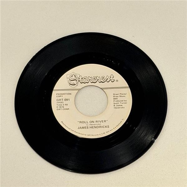 James Hendricks Roll on River 45 Album
