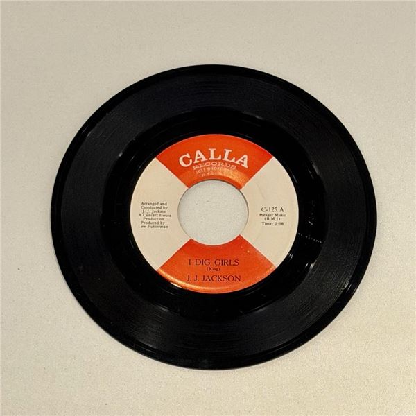JJ Jackson I Dig Girls 45 Album