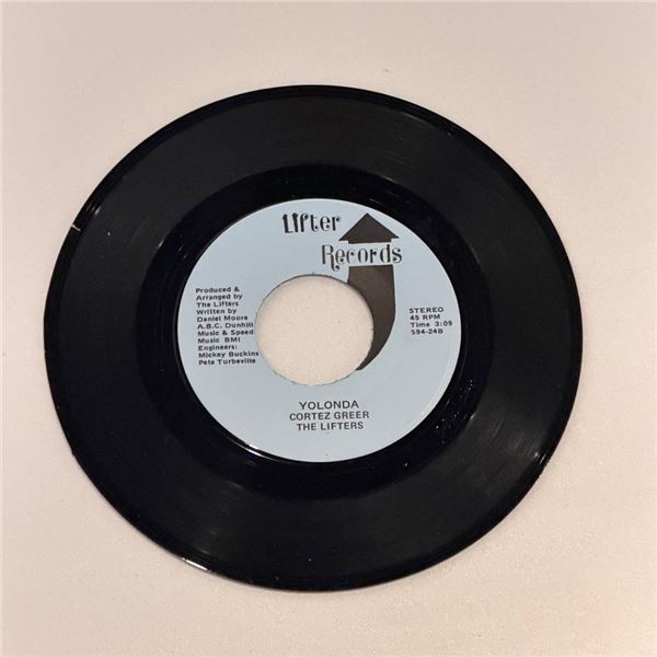 Cortez Greer The Lifters Yolonda 45 Album