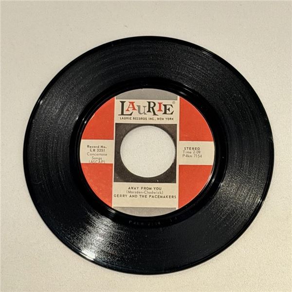 Gerry and the Pacemakers Away From You 45 Album
