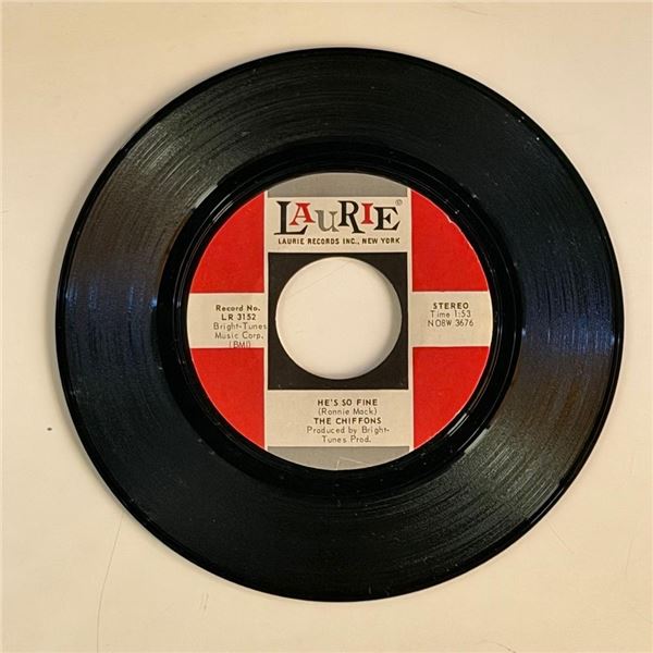 The Chiffons He's So Fine 45 Album