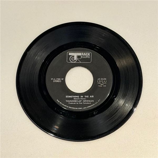 Thunderclap Newman Something in the Air 45 Album