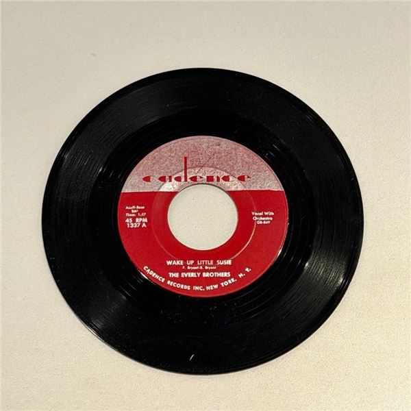 The Everly Brothers Wake Up Little Susie 45 Album