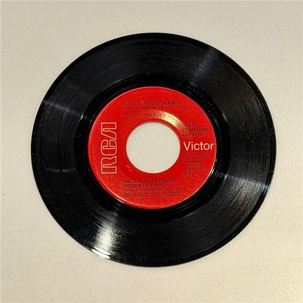 Little Peggy March Hello Heartache Goodbye Love 45 Album