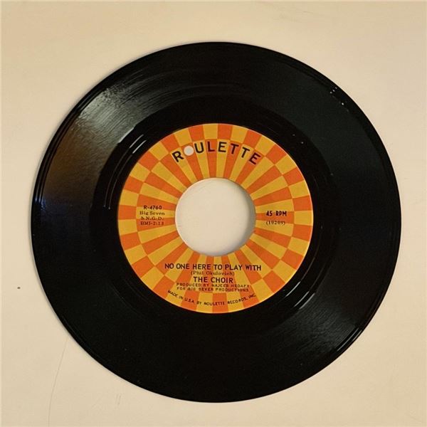 The Choir No One Here to Play With 45 Album