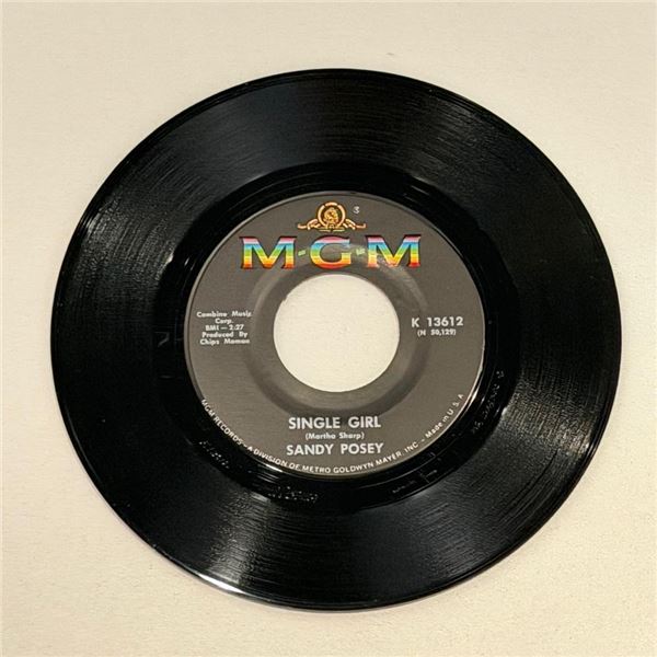 Sandy Posey Single Girl 45 Album