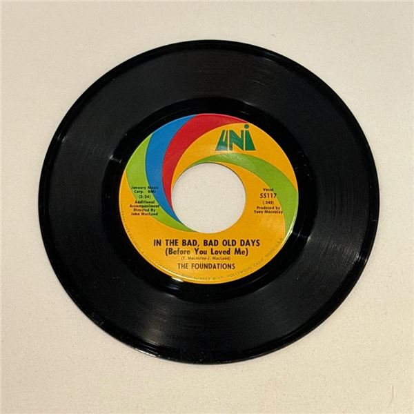 The Foundations In the Bad, Bad Old Days 45 Album