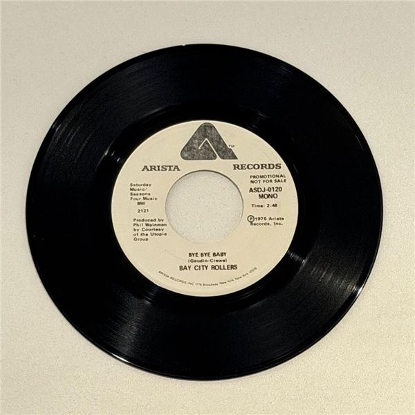 Bay City Rollers Bye Bye Baby 45 Album