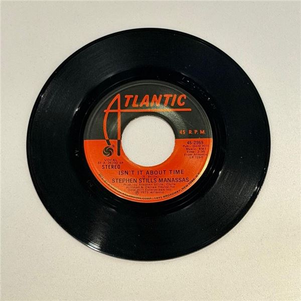Stephen Stills-Manassas Isn't It About Time 45 Album