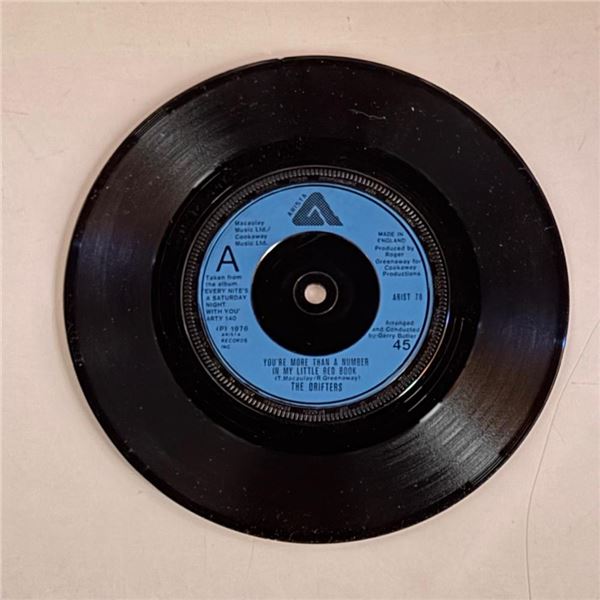 The Drifters You're More Than a Number in my Little Red Book 45 Album