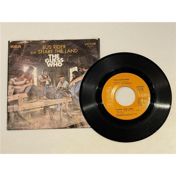 The Guess Who Bus Rider 45 Album