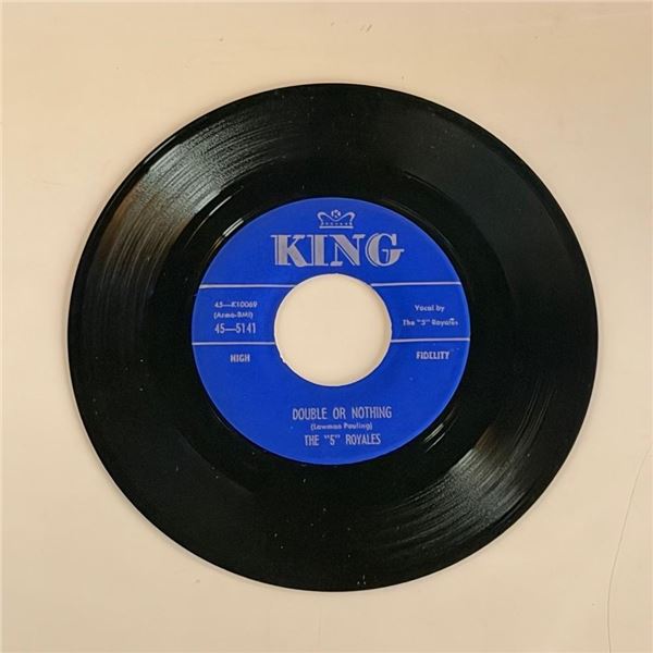The 5 Royales Double or Nothing 45 Album