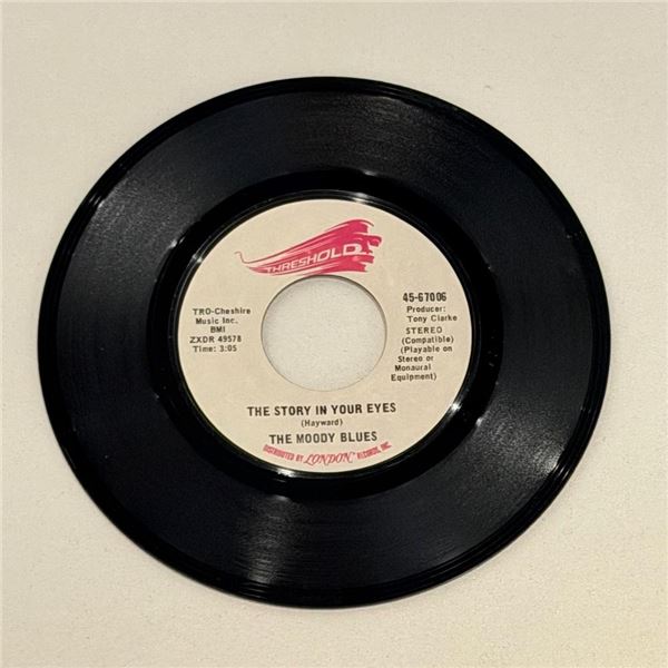 The Moody Blues Story in Your Eyes 45 Album