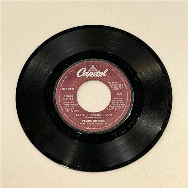 Peabo Bryson Let the Feeling Flow 45 Album