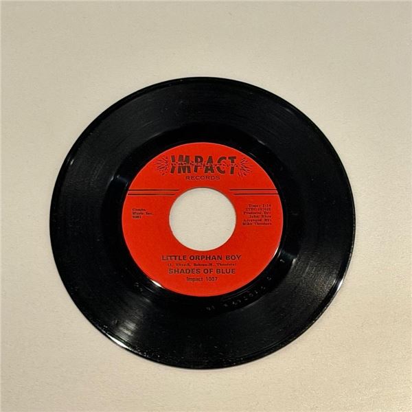 Shades of Blue Little Orphan Boy 45 Album