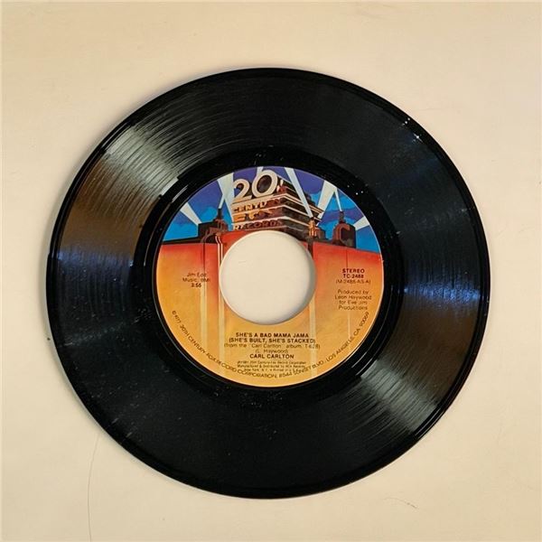 Carl Carlton She's A Bad Mama Jama 45 Album