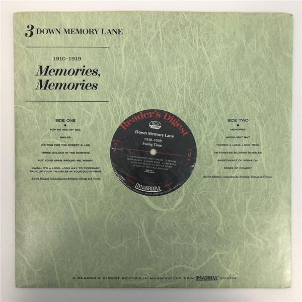 Down Memory Lane Memories Memories Album