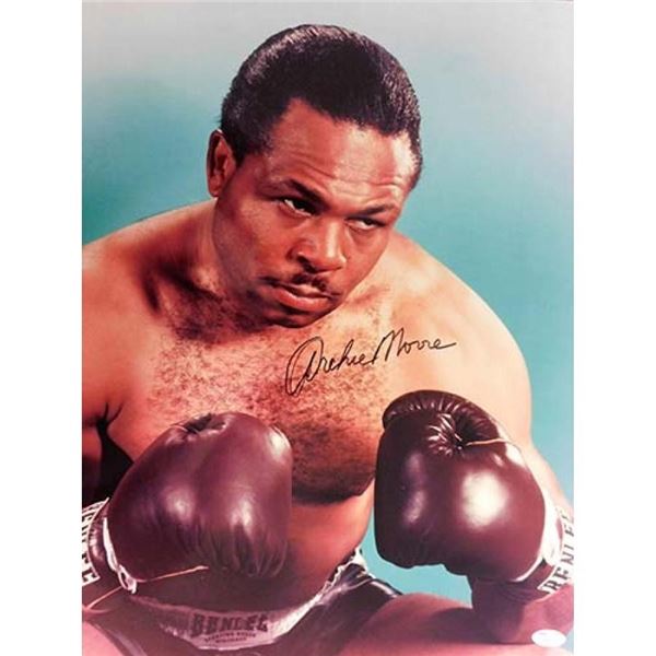 Archie Moore Signed Glossy 16x20 Photo