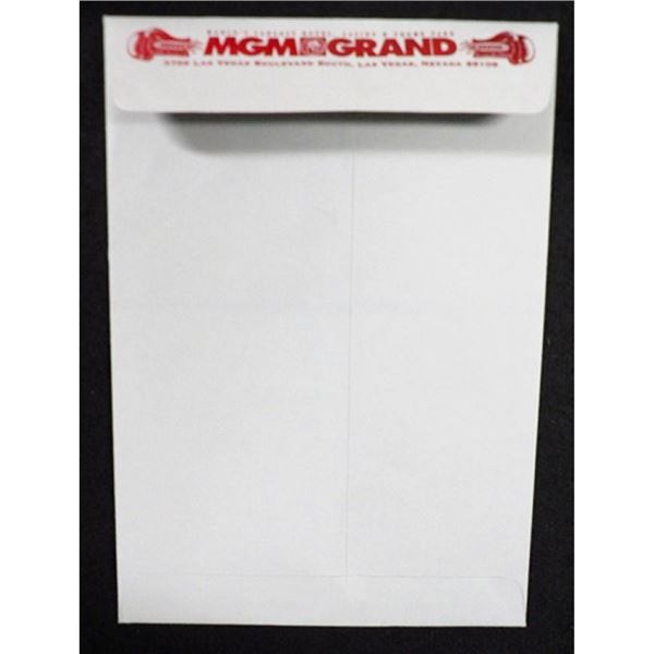 George Foreman Signed 1995 Championship MGM Grand Program