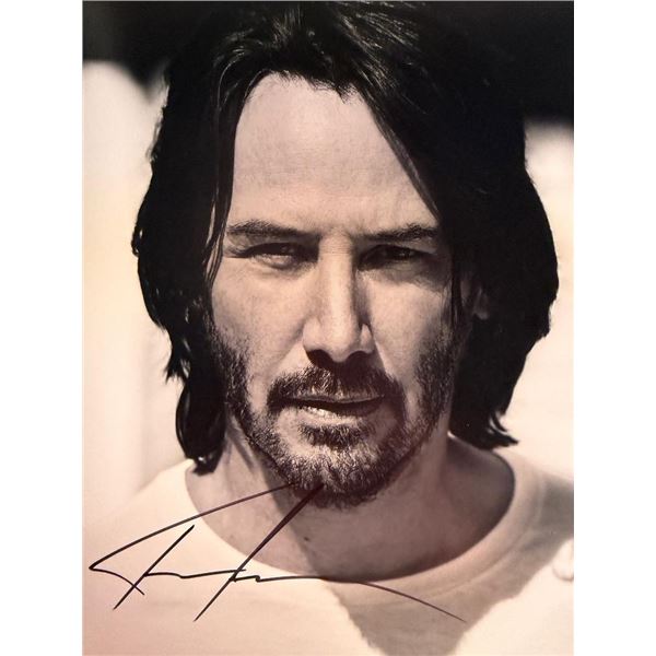 Keanu Reeves signed photo