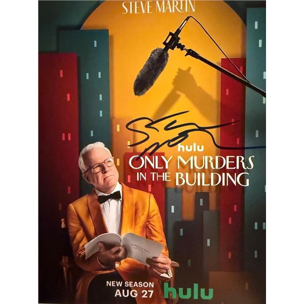 Only Murders in the Building Steve Martin signed photo